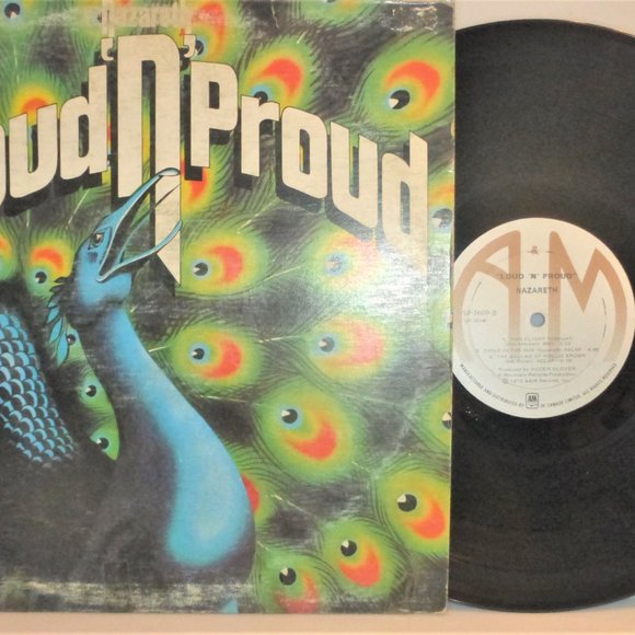1st Press 1973 Nazareth LOUD & PROUD Vinyl Record A&M Records #SP3609 LP Album - Picture 1 of 3